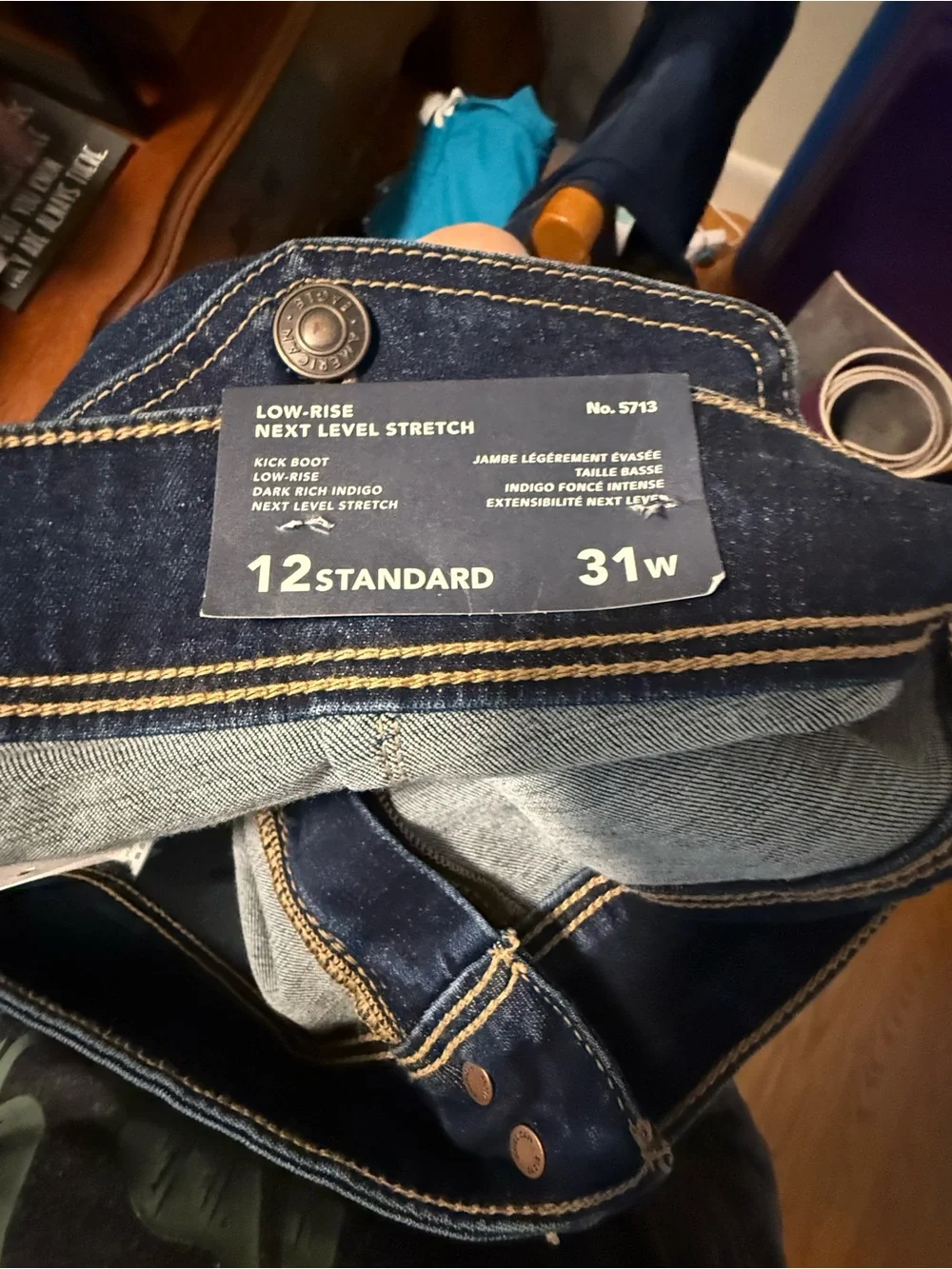 American Eagle Outfitters Dark Blue Flare Jeans